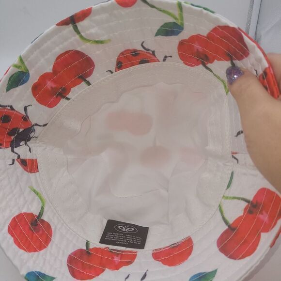 Petals and Peacocks Cherry Sunny Bucket Hat - Picture 7 of 7